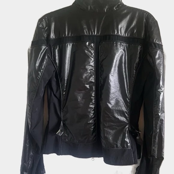 Belfast Vintage Women Motorcycle Jacket - Black - EU Size 44 - Picture 4 of 9